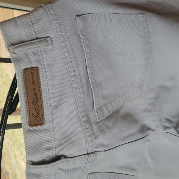Bill Blass Jeans Stretch Perfect Fit Sz 6 Cream High Waisted Jeans - Picture 7 of 12